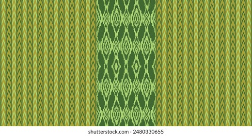 Nahtloses abstraktes gestresstes Chevron-Muster. Florale Pinselstriche Nahtloser Muster-Hintergrund für Modedrucke, Grafiken, Hintergründe und Kunsthandwerk