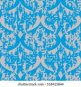 Seamless abstract distressed ornament background pattern