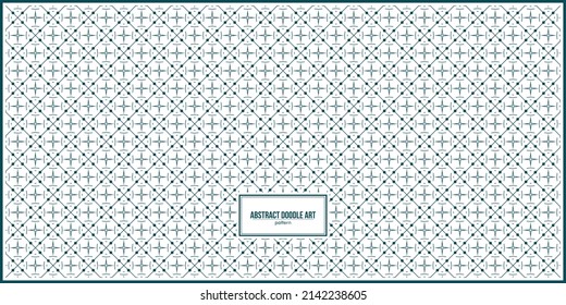 seamless abstract doodle art pattern
