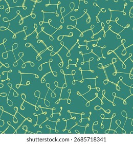 Seamless abstract doodle pattern. Print for textile, wallpaper, covers, surface. Vintage template for fashion prints.