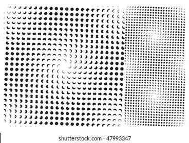 seamless abstract dots tile, perfectly tile-able both horizontally and vertically; scalable and editable vector graphic