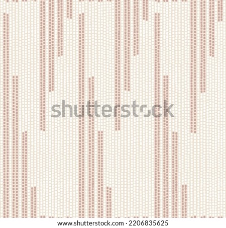 Seamless abstract dotted lines. Ethnic vector illustration in neutral colour. Hand drawn textured bohemian style. Pattern for home decor, wallpaper, textiles, homeware, prints, rugs, backgrounds.