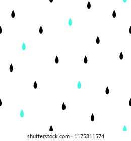 Seamless abstract drops pattern background. vector