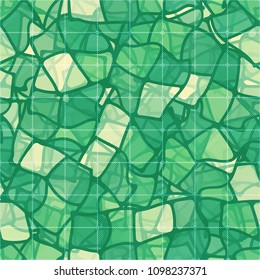 Seamless. Abstract. Editable. Colorful. Marble camouflage covered with a net.