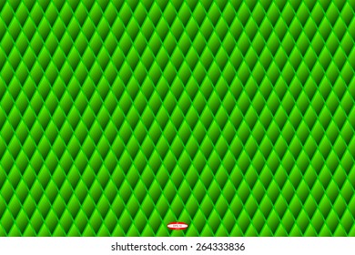 seamless abstract emerald geometric pattern chartreuse texture with rhombus abstract green lines on dark green background vector