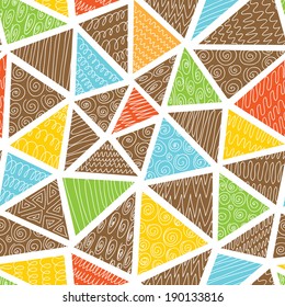 seamless abstract erased vector triangles wallpaper background pattern design
