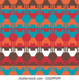 Seamless Abstract Ethnic  Geometric Pattern