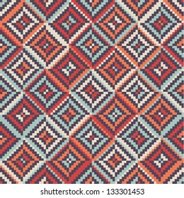 Seamless Abstract Ethnic Geometric Pattern