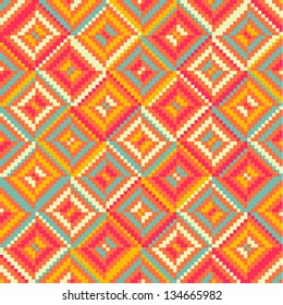 Seamless Abstract Ethnic Geometric Pattern