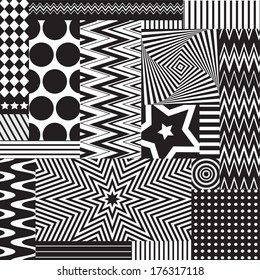 seamless abstract ethnic geometric vector background