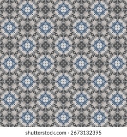 seamless abstract ethnic pattern with geometric and vintage style