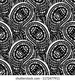 Seamless abstract, ethnic pattern. Vector illustration.