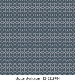 Seamless abstract ethnic pattern vector. Design horizontal shape light blue on turquoise background. Design print for textile, wallpaper, background, paper. Set 4