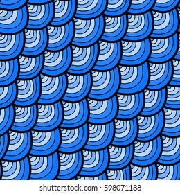 Seamless abstract fish skin pattern.