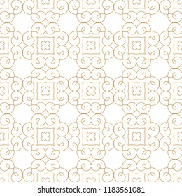 Seamless abstract floral art pattern. Modern vector graphic. Colored deco background. Geometric ornament