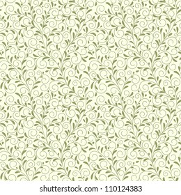 Seamless abstract  floral   background
