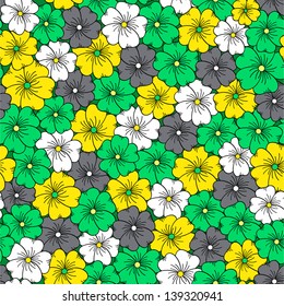 seamless abstract floral background