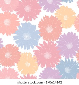 seamless abstract  floral background