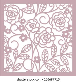 seamless abstract floral background