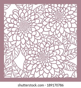 seamless  abstract  floral   background