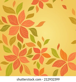 seamless abstract floral background
