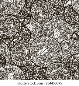 seamless abstract floral background