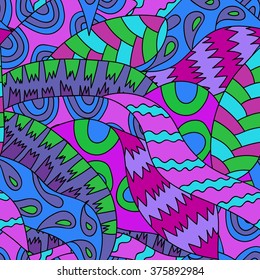 Seamless abstract floral background