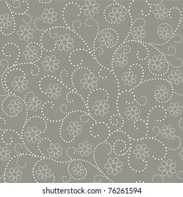 Seamless abstract  floral background