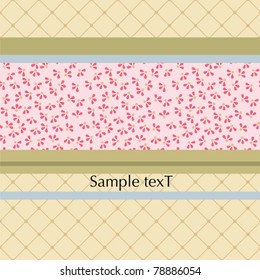 Seamless abstract floral background.