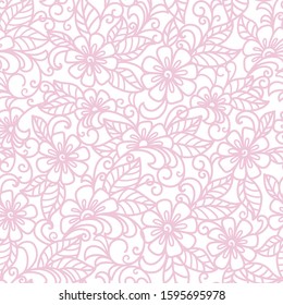 seamless  abstract  floral   background. laser cut