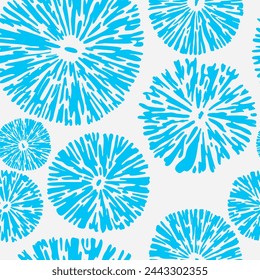 Seamless abstract abstract floral bio virus vector laconic trendy handmade ink drawing for fabric design, decor, ceramics, greeting cards, flowers, texture print on a light background