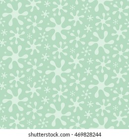Seamless abstract floral blots.
