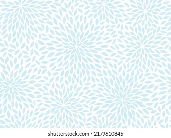 seamless abstract floral blue and white bacgroud. vector floral pattern