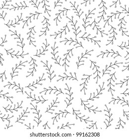seamless abstract floral design