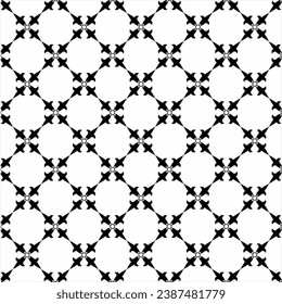 Seamless abstract floral element design pattern. Used for design surfaces, fabrics, textiles.