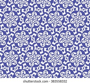 Seamless abstract floral interesting pattern. Can be used for wallpaper, pattern fills, greeting cards, webpage backgrounds, wrapping paper or fabric. Vector illustration. EPS 10.