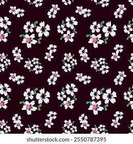 patrón de naturaleza floral abstracto sin fisuras Diseño