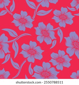 patrón de naturaleza floral abstracto sin fisuras Diseño
