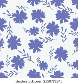 seamless abstract floral nature pattern Design