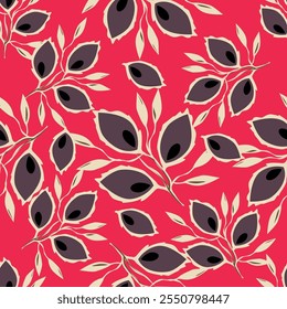 patrón de naturaleza floral abstracto sin fisuras Diseño