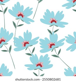 seamless abstract floral nature pattern Design