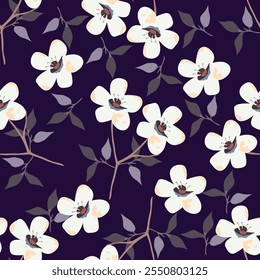 nahtloses abstraktes Blumenmuster Design