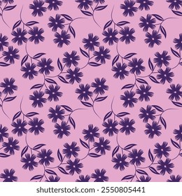 seamless abstract floral nature pattern Design