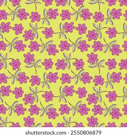 patrón de naturaleza floral abstracto sin fisuras Diseño