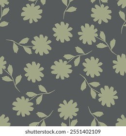 seamless abstract floral nature pattern Design