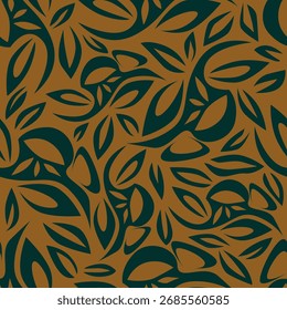 patrón de naturaleza floral abstracto sin fisuras Diseño