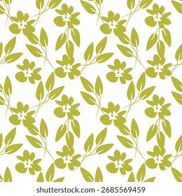 seamless abstract floral nature pattern Design