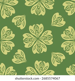nahtloses abstraktes Blumenmuster Design