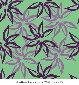 patrón de naturaleza floral abstracto sin fisuras Diseño