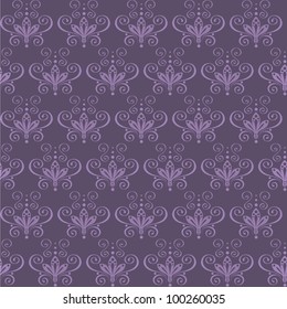 seamless abstract floral ornament. vector illustration